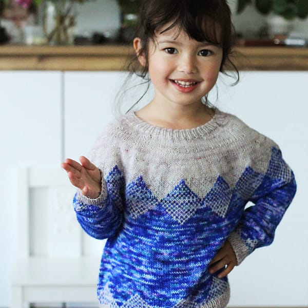 patron tricot pull fille-little huangshan 1