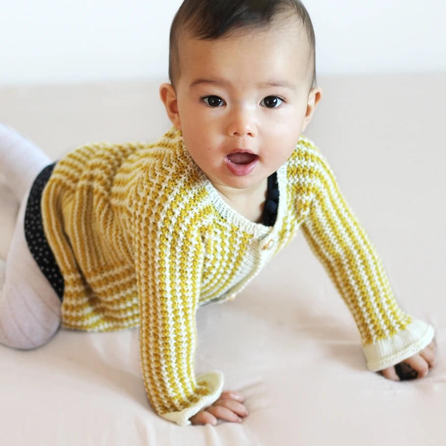 patron PDF tricot gilet enfant Chesin 2