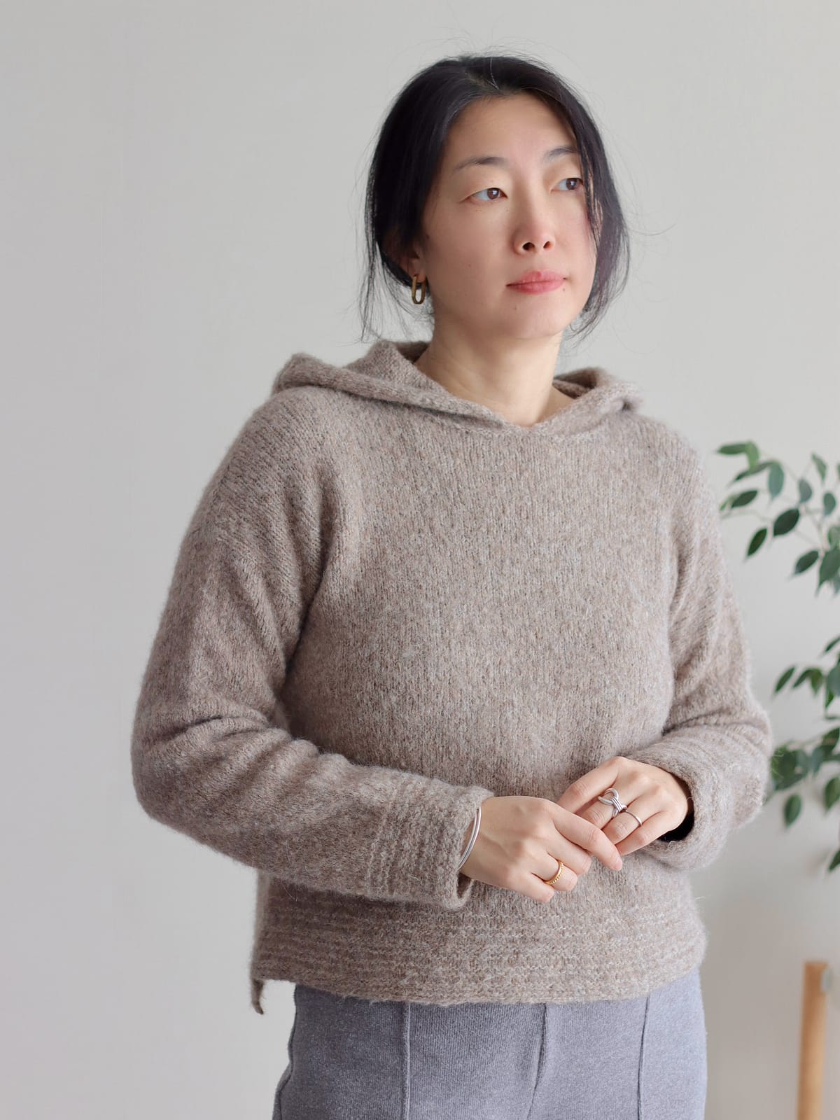 Patron tricot pull capuche Aiyue