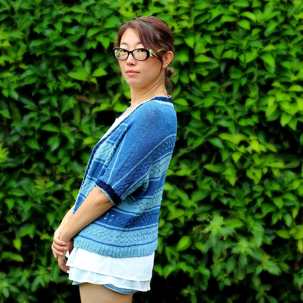 gilet tricot femme été Light Favor Xiaowei Design 1