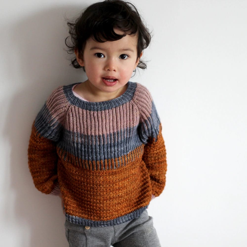 patron tricot pull brioche Little Môme 3