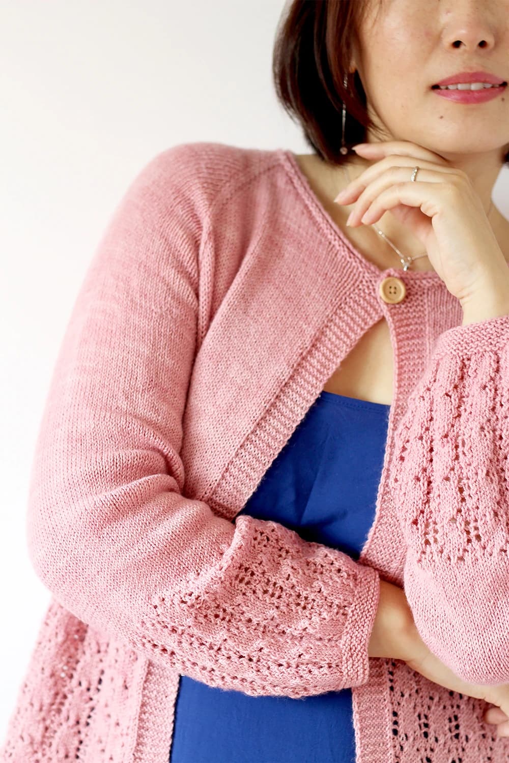 patron tricot gilet femme Mulan 2