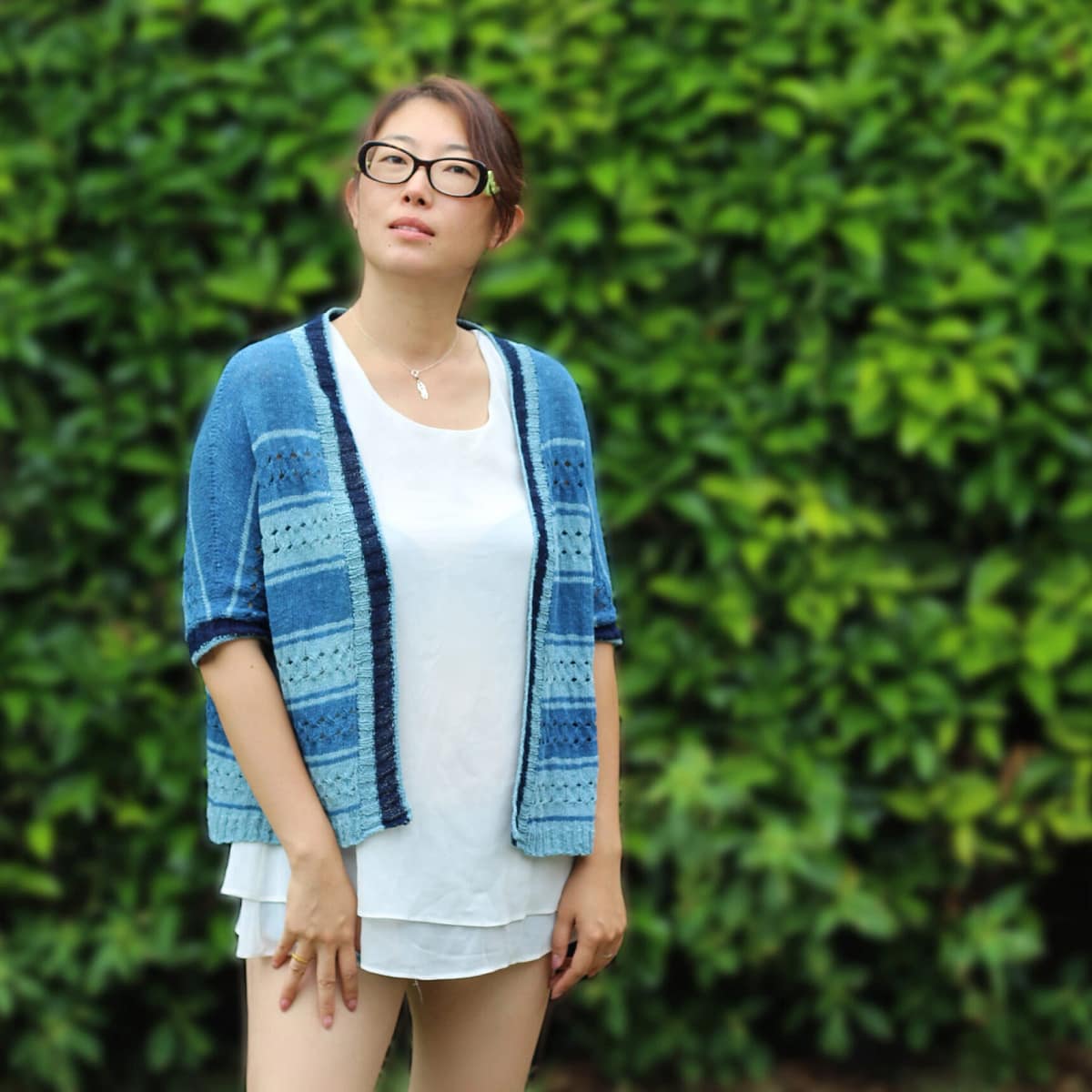 gilet tricot femme été Light Favor Xiaowei Design 2