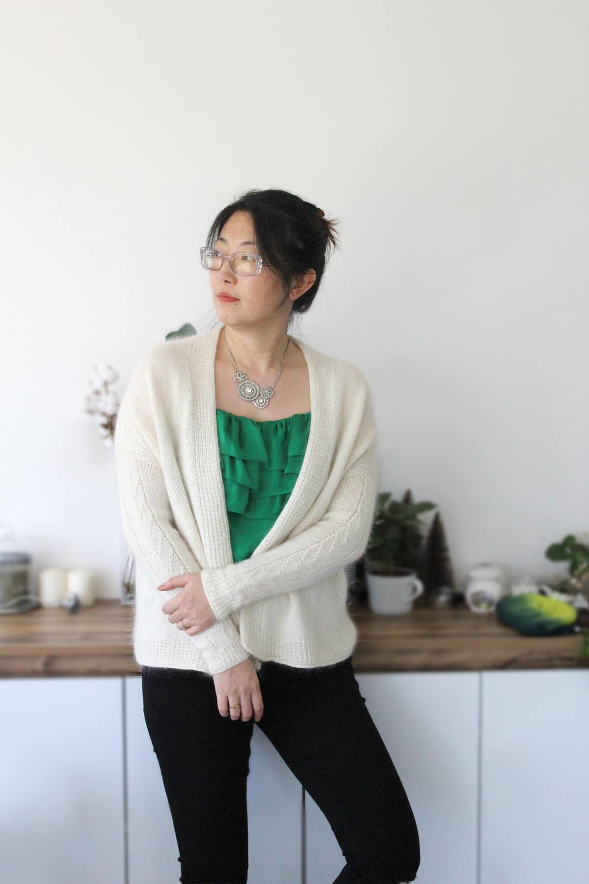 patron tricot gilet femme - Haline 3