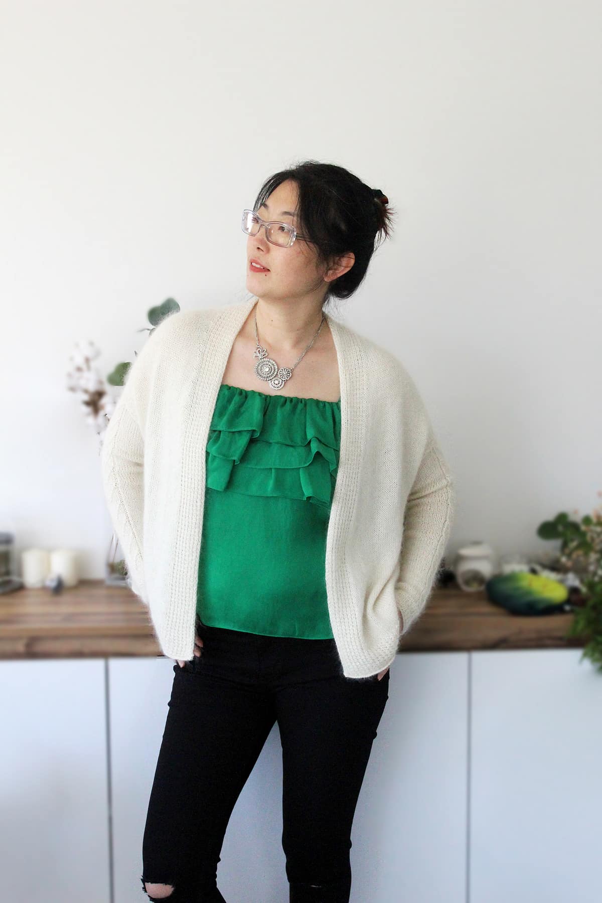 patron tricot gilet femme - Haline 4