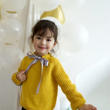 patron tricot pull fille - Molis 3