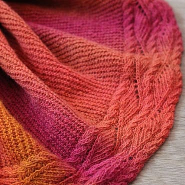 châle tricot femme Yuyuan Xiaowei Design