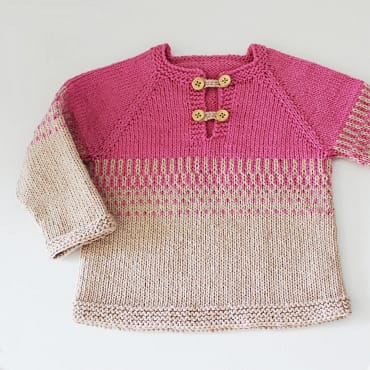 patron PDF tricot pull enfant Keai