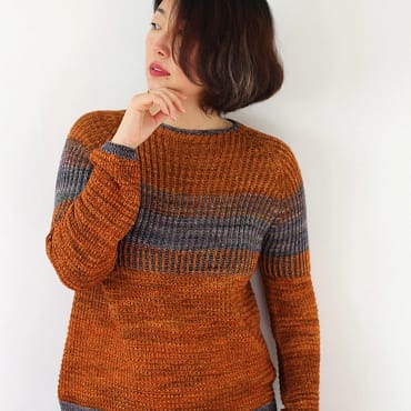 patron tricot pull brioche Grand Môme 2