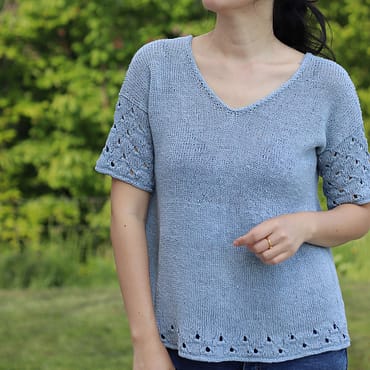 patron pull femme été - Pindo 2