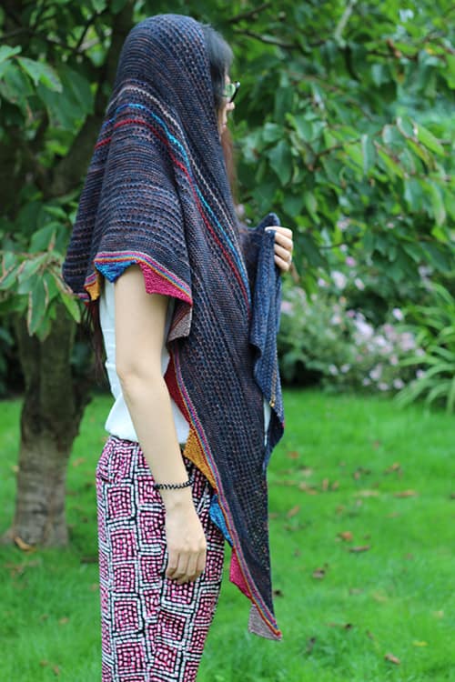 châle tricot coloré Give Me a Color Xiaowei Design