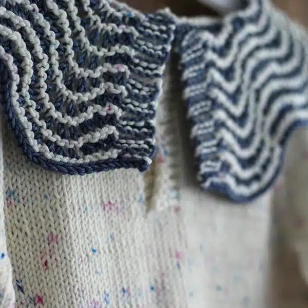 pull enchanté enfant PrincesseD tricot top down 2