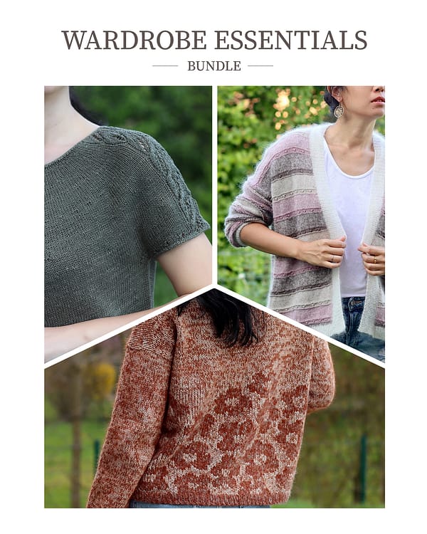 Bundle - trois patrons de tricot intemporels