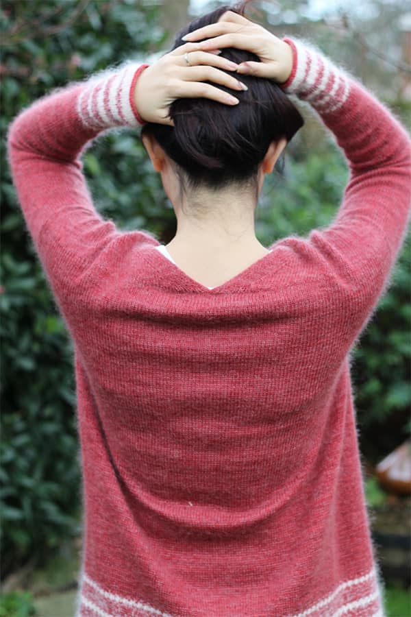 patron PDF tricot gilet femme élégant