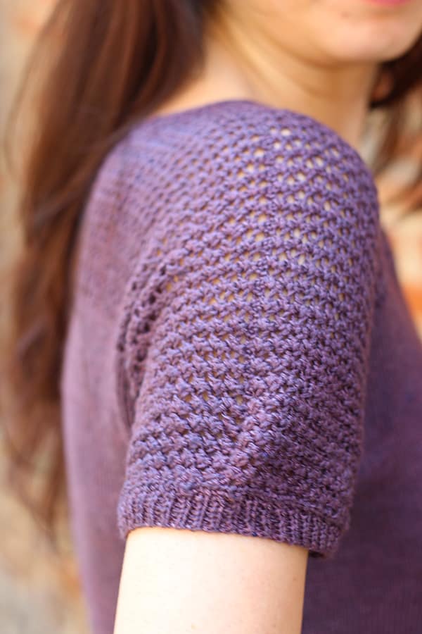 patron PDF tricot pull femme Yuntong été 2