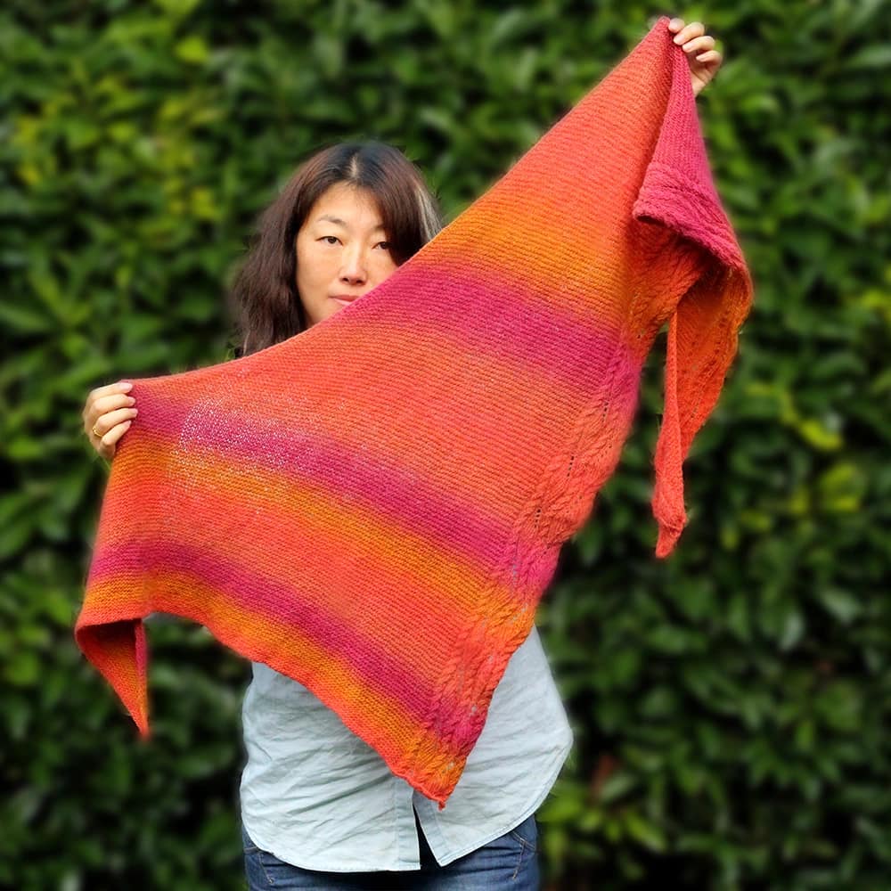 châle tricot femme Yuyuan Xiaowei Design 5