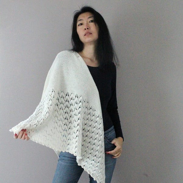 patron tricot chale ilie 1